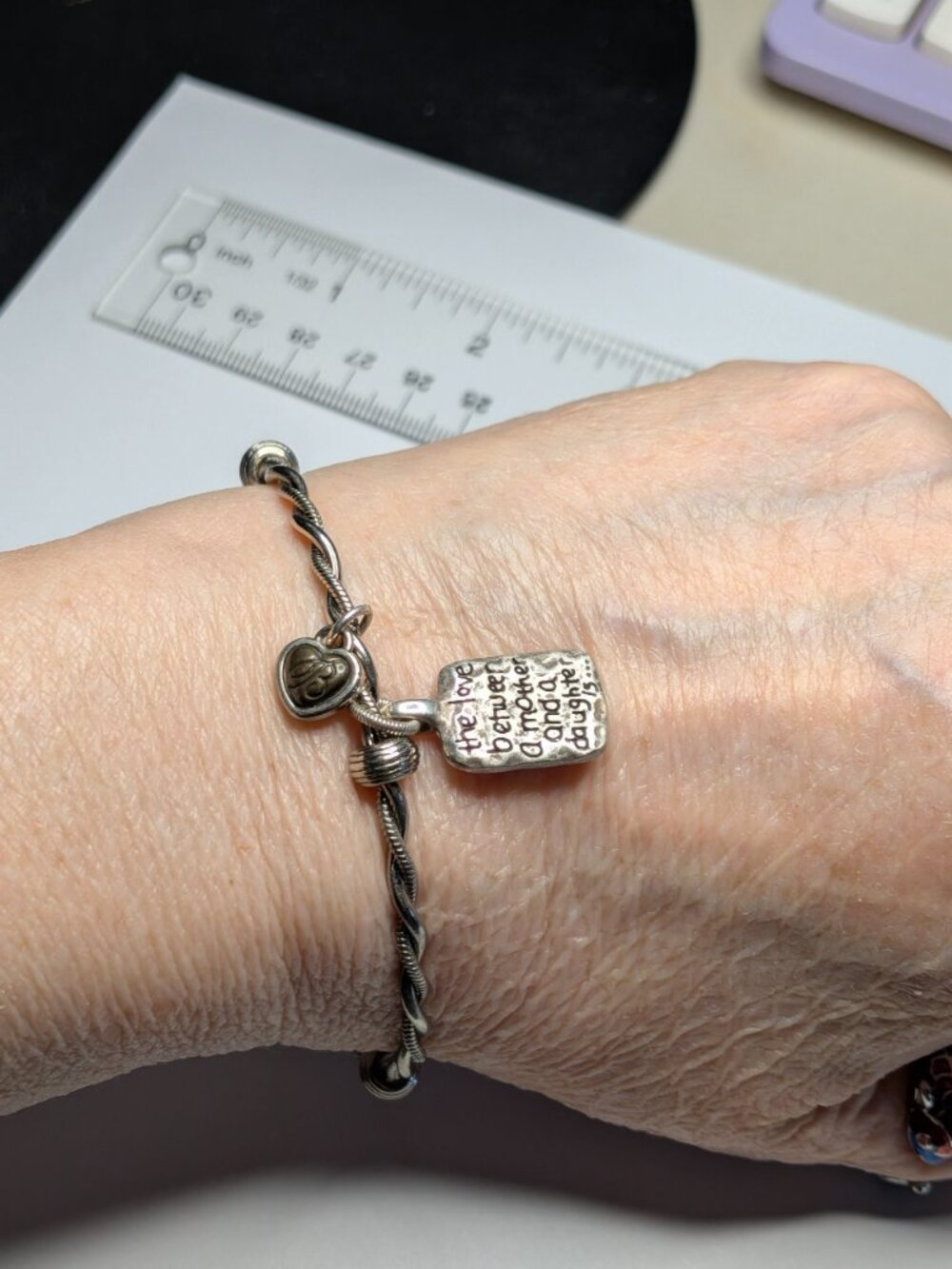 Brighton Art & Soul Mother/Daughter Bangle Bracelet